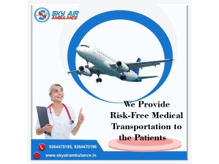 Fully Equipped Air Ambulance with Avant-Garde Medical Services from Bokaro by Sky Air