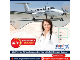 Select Angel Air Ambulance Service in  Raigarh The Advance Medical Set-Up Services