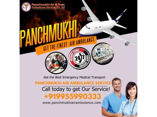 Take Fastest Panchmukhi Air Ambulance Services in Siliguri with Skilled Unit