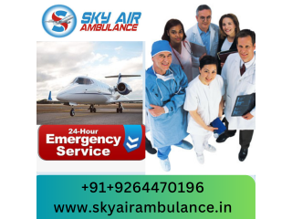 Sky Air Ambulance from Imphal to Kolkata | Advanced Curative Amenities