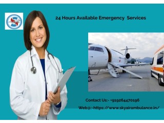 Sky Air Ambulance from Shillong to Delhi | A Highly Specialized Air Ambulance Service